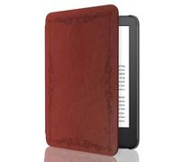 MoKo Étui Compatible avec 6" Kindle (11e Génération Version 2024/2022) & Version Internationale, Coque Légère avec Réveil/Sommeil Automatique pour Kindle 2024/2022 11e Gén., Vintage