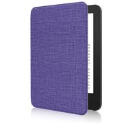 MoKo Étui Compatible avec 6" Kindle 11e Génération Version 2024/2022 & Version Internationale, Coque Légère avec Réveil/Sommeil Automatique pour Liseuse Kindle 2024 11e Gén., Violet Foncé