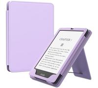 MoKo Étui Compatible avec 7"/6,8 Pouces Kindle Paperwhite(12e Gén. 2024/11e Gén. 2021), Coque de Protection avec Dragonne, Auto Réveil/Veille pour Kindle Paperwhite 2024, Taro Violet