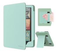 MoKo Étui Compatible avec 7"/6,8 Pouces Kindle Paperwhite(12e Gén. 2024/11e Gén. 2021), Coque de Protection avec Dragonne, Auto Réveil/Veille pour Kindle Paperwhite 2024, Vert Agave