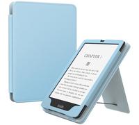 MoKo Étui Compatible avec 7"/6,8 Pouces Kindle Paperwhite(12e Gén. 2024/11e Gén. 2021), Coque de Protection avec Dragonne, Auto Réveil/Veille pour Kindle Paperwhite Édition Signature, Bleu Ciel