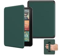MoKo Étui Compatible avec 7" Ebook Reader(12e Gén-2024) et E-Reader 2024/2025, Étui Léger avec Dragonne Auto Wake/Sleep pour Ebook Reader 2024,Non pour TCL Remarkable Kobo, Vert Nuit