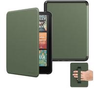 MoKo Étui Compatible avec 7" Kindle Paperwhite(12e Gén-2024) et Kindle Colorsoft Signature Edition 2024,Étui Léger avec Dragonne Auto Wake/Sleep Non pour Kobo Aura 2/Remarkable, Céladon