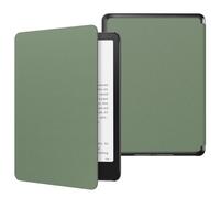 MoKo Étui Compatible avec 7" Kindle Paperwhite 12e Génération 2024&Kindle Colorsoft Signature Edition 2024, Coque de Protection légère en PU avec Auto Wake/Sleep pour Kindle Paperwhite 2024, Céladon