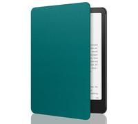 MoKo Étui Compatible avec 7" Kindle Paperwhite 12e Génération 2024&Kindle Colorsoft Signature Edition 2024, Coque de protection légère en PU avec Auto Wake/Sleep pour Kindle Paperwhite 2024, Vert Jade