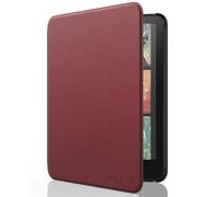 MoKo Étui Compatible avec 7" Kindle Paperwhite (12th Generation-2024) and Kindle Colorsoft Signature Edition 2024, Etui léger avec Auto Wake/Sleep pour Kindle Paperwhite 2024, Vin Rouge