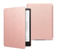 MoKo Étui Compatible avec 7" Kindle Paperwhite 12th Generation 2024&Kindle Colorsoft Signature Edition 2024, Coque de Protection légère en PU avec Auto Wake/Sleep pour Kindle Paperwhite 2024, Or Rosé