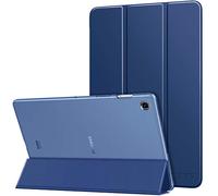 MoKo Étui Compatible avec Galaxy Tab S5e 2019,Etui à Rabat avec Support Ultra-Mince avec Semi-Transparent Protecteur en Polycarbonate pour Galaxy Tab S5e SM-T720/SM-T725 2019 - Bleu Marine