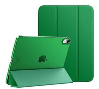MoKo Étui Compatible avec iPad 10e Génération 10,9 Pouces 2022, Coque de Protection à Rabat Anti-Chocs en PC Ultra-Mince et Léger avec Support, Auto Veille/Réveil, Forêt Verte