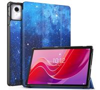 MoKo Étui Compatible avec Lenovo Tab M11 11 Pouces (TB330FU/TB330XU) 2024, Étui à Rabat avec Support Ultra-Mince et Léger Smart Cover Auto Réveil/Sommeil Compatible avec Lenovo Tab M11, Étoile Bleue