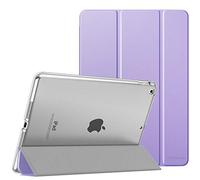 Moko Étui de Protection Compatible avec iPad 9e/8e/7e génération (2021/2020/2019), avec Support arrière Mat Fonction Veille/réveil Automatique pour iPad 10,2", Taro Violet