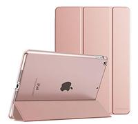 MoKo Étui de Protection Compatible avec iPad 9ème/8e/7e génération (2021/2020/2019), avec Support arrière Mat Fonction Veille/réveil Automatique pour iPad 10,2", Or Rose