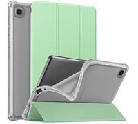 Moko Étui de Protection Compatible avec Samsung Galaxy Tab A7 Lite 8,7" 2021 (SM-T225/T220/T227), Ultra Fin, en TPU Souple et translucide, Vert