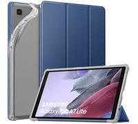 Moko Étui de Protection Compatible avec Samsung Galaxy Tab A7 Lite 8,7" 2021 SM-T225/T220/T227, Ultra Fin, en TPU Souple et translucide, Bleu Marine