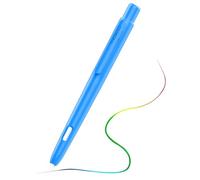 MoKo Étui de support compatible avec Apple Pencil 2ème génération - Housse de protection rétractable avec clip robuste - Trousse en polycarbonate rigide - Double pression - Motif vague bleue