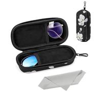 MoKo Étui Double pour Lunettes, Coque Rigide pour Deux Paires de Lunettes, Magnolia