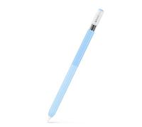 MoKo Étui en Silicone pour Apple Pencil (USB-C), Housse de Protection Dégradée, Compte avec iPencil Magnétique, Prise Parfaite, Capuchon Transparent, Dégradé Bleu Ciel