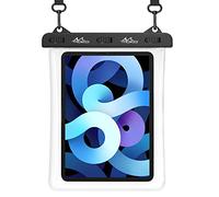 MoKo Étui Étanche Tablette, Pochette Universelle Étanche Compatible avec iPad 9e 2021, iPad Mini 6, iPad Air 5 2022/Air 4 10.9/Air 3 10.5, iPad Pro 11/10.5, iPad 10.2/9.7, Galaxy Tab A7/A8 - Clair