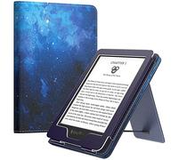 MoKo Étui for Nouveau 6" Kindle(11e Génération, 2024/2022 Release)/(10e/8e Gén., 2019/2016), Housse Ultra-légère en PU avec Réveil/Sommeil Automatique pour Kindle 2024, Étoile Bleue