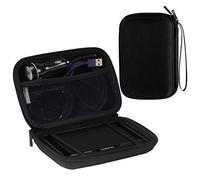 MoKo Étui GPS 5 Pouces pour Garmin, Tomtom et Magellan, Noir | Protection Antichoc, Doublure en Velours Doux, Poche en Filet, Fermeture Zippée, Idéale pour les Voyages