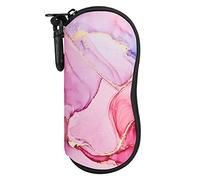 MoKo Etui Lunettes de Soleil, [Ultra léger] Sac Souple de Lunettes Boitier Lunettes en Néoprène Housse - Rose Nuageux