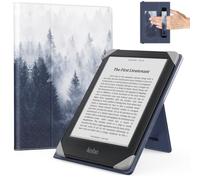 MoKo Étui pour 6,8,7" Liseuses Tablettes, Forêt Grise | Accessoires Liseuses pour 6,8, 7 Pouces Kobo Libra/Ocean,Étui Folio Léger, Dragonne, Béquille