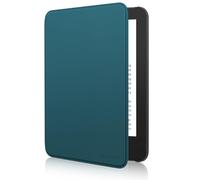 MoKo Étui Compatible avec 6" Kindle 11e Génération Version 2024/2022 & Version Internationale, Coque Légère avec Réveil/Sommeil Automatique pour Liseuse Kindle 2024 11e Gén., Cyan