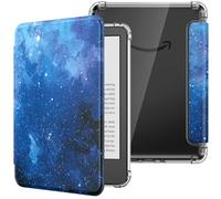 MoKo Étui pour 6" E-Reader(11e Gén 2024/2022), Coque Arrière Ultra Transparente et Souple en TPU avec Auto Réveil/Sommeil pour Liseuse 11e Gén 2024,Ne Convient Pas BOOX & Kobo, Étoile Bleue