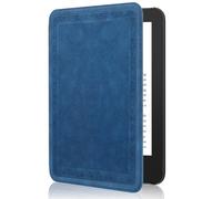 MoKo Étui pour 6" E-Reader(11e Génération-2024/2022), Housse Légère avec Auto Réveil/Sommeil for Liseuse électronique 2024/2022 11e Gen Ebook Reader, Not fit BOOX & Kobo, Sergé Vintage Bleu