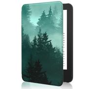 MoKo Étui pour 6" E-Reader(11e Génération-2024), Housse Légère avec Auto Réveil/Sommeil for Liseuse électronique 2024/2022 11e Gen Ebook Reader, Not fit BOOX & Kobo, Forêt Verte