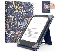 MoKo Étui pour 6 Pouces Kindle Liseuses et Tablette, Nuit Bleu | Accessoires Liseuses pour 6" kindle/Kobo/Tolino/Pocketook/Sony E-Books Tablets, Étui Folio Léger, Dragonne, Béquille