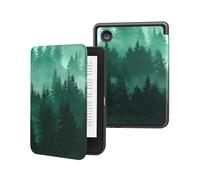 MoKo Étui pour Tolino Shine Color/Shine 5 (2024)/Shine 4 (2022) et Kobo Clara BW/Color/2E 6", Ultra Fin et Léger, Fonction Veille/Réveil Automatique pour Kobo Clara 6" 2024, Forêt Verte
