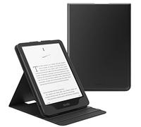 MoKo Étui pour 7"/6.8" Kindle Paperwhite (12th/11th Gen.,2024/2021)&Kindle Colorsoft Signature Edition(1st Gen.,2024), Coque de Retournement Vertical avec Réveil/Sommeil Automatique, Noir