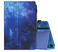 MoKo Étui pour Amazon Fire Max 11 Tablet(13ème Génération, Version 2023) 11", Coque de Protection Mince et Léger Support Pliable pour Kindle Fire 11 Tablet avec Auto Réveil/Sommeil, Étoile Bleue