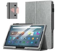 MoKo Étui pour Amazon Fire Max 11 Tablet(13ème Génération, Version 2023) 11", Coque de Protection Mince et Léger Support Pliable pour Kindle Fire 11 Tablet avec Auto Réveil/Sommeil, Gris Foncé