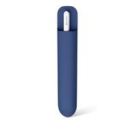 Moko Étui pour Crayons, Housse de Protections en Silicone Adhésive Réutilisable, Compatible avec Apple Pencil Pro/ (USB-C)/ 1re/ 2e Gén., Autres Stylus de Taille Similaire, Bleu Marine