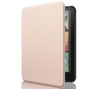 MoKo Étui pour E-Reader 7 Pouces, Coque Légère avec Auto Réveil/Sommeil, Ne Convient Pas aux modèles BOOX et Kobo, Or Rosé