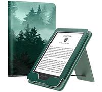 MoKo Étui Compatible avec 6" Kindle 11th Generation 20244/2022/10th Gen 2019/8th Gen 2016, Coque de Protection avec Dragonne, Auto Réveil/Veille pour Kindle 11 2022, Forêt Verte