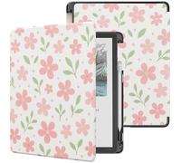 MoKo Étui pour Kindle Scribe 11" 3e et Scribe Colorsoft 2025,Fleur Feui | avec Porte-Stylo,Coque Légère et élégante, Auto Veille/Réveil