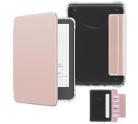 MoKo Étui Magnétique Détachable pour Le Tout Nouveau Kindle(11e Génération 2024/2022) 6 Pouces, Coque Légère et Résistante aux Rayures, à Dos Ultra-Clair avec Réveil/Sommeil Automatique, Or Rosé