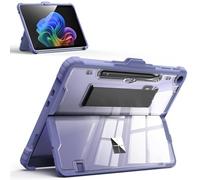 MoKo Étui pour Microsoft Surface Pro 12" 2025,Clair+Violet