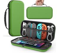 MoKo Étui pour Nintendo Switch 2 (2025), Housse Rigide de Protection avec 10 Cartouches de Jeux, Pochette de Transport Boîtier für Switch 2 2025 et Accessoires, Vert
