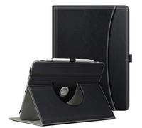 MoKo Étui pour Nouveau Kindle Scribe 11” (3ᵉ Génération - 2025) & Kindle Scribe Colorsoft (1ᵉ Génération 2025), Support Rotatif 360°& avec Rangement Support Intégré, Noir