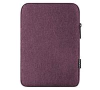 MoKo Étui pour Tablette 7 à 8 Pouces, Sac de Manchon en Tissu Polyester Compatible avec iPad Mini A17 Pro 8,3" 2024, iPad Mini (6e gén) 8,3" 2021/Mini (5e gén) 7,9" 2019/mini 1/2/3/4,Violet