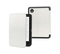 MoKo Coque pour Kobo Clara BW/Clara Colour 6" 2024/Clara 2E 6 Pouces 2022, Étui de Protection Souple TPU Ultra-Mince et Léger Anti-Rayures avec Réveil/Sommeil Automatique, Blanc Scintillant