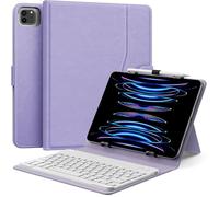 MoKo Étui Qwert Clavier Universel Compatible avec 9"-11" Tablet, Lilas
