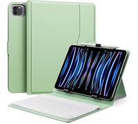 MoKo Étui Qwert Clavier Universel Compatible avec 9"-11" Tablet, Vert