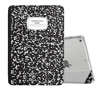 MoKo Étui Smart Cover pour New iPad 9ème Génération 2021, Étui à Rabat avec Support et Semi-Transparent Protecteur pour iPad 8e Génération 10.2" 2020/iPad 7e Génération 10.2" 2019, Carnet Noir