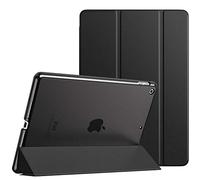 Moko Étui Smart Cover pour New iPad 9ème Génération 2021, Étui à Rabat avec Support et Semi-Transparent Protecteur pour iPad 8e Génération 10.2" 2020/iPad 7e Génération 10.2" 2019,Noir
