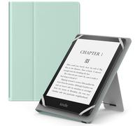 MoKo Étui Universel pour 6" 6.8" 7" Kindle eReaders Fire Tablette - Kindle/Voyaga/Lenovo/Sony Kindle E-Book E-Reader Tablette, Coque en PU avec Support Réglable et Dragonne, Menthe Verte